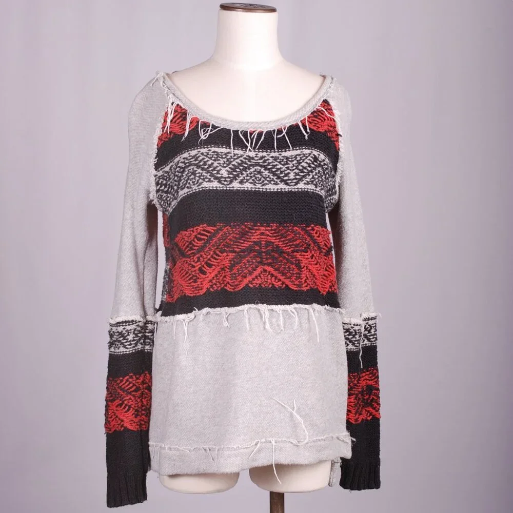 EUC Free People Snow Angel Sweatshirt, Sz - Sm - Picture 5 of 8